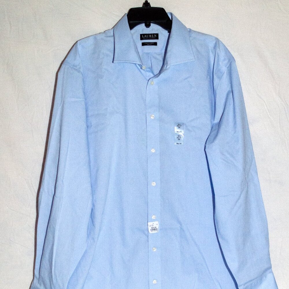 Lauren Ralph Lauren Men’s 2XL Light Blue Dress Shirt – NWT